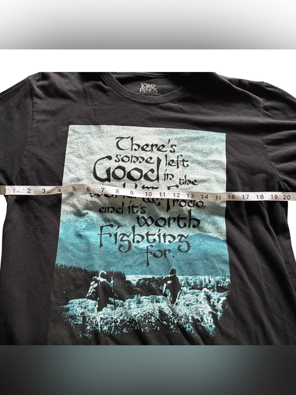 Official Lord of the Rings "Samwise Gamgee Quote" Graphic T-Shirt - Picture 2 of 4